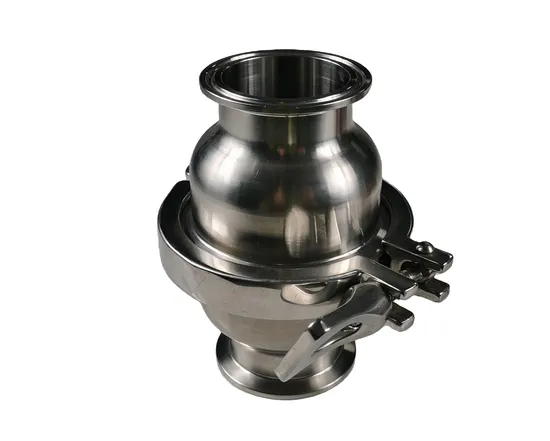 Santhai AISI316L Stainless Steel Gasket Material Selected Sanitary Check Valve